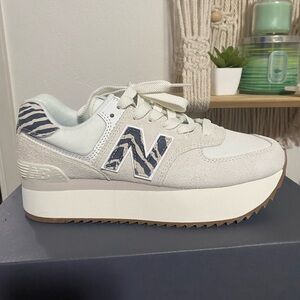Zebra Platform New Balance 574
